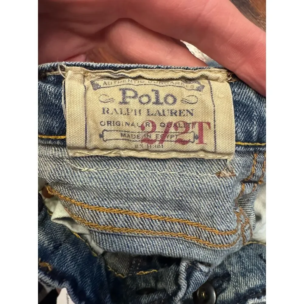 Polo Ralph Lauren Sullivan Slim Stretch Blue Jeans Sz 2T